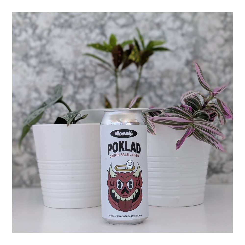 Poklad Czech Pale Lager by The Dandy Brewing Company, beer label