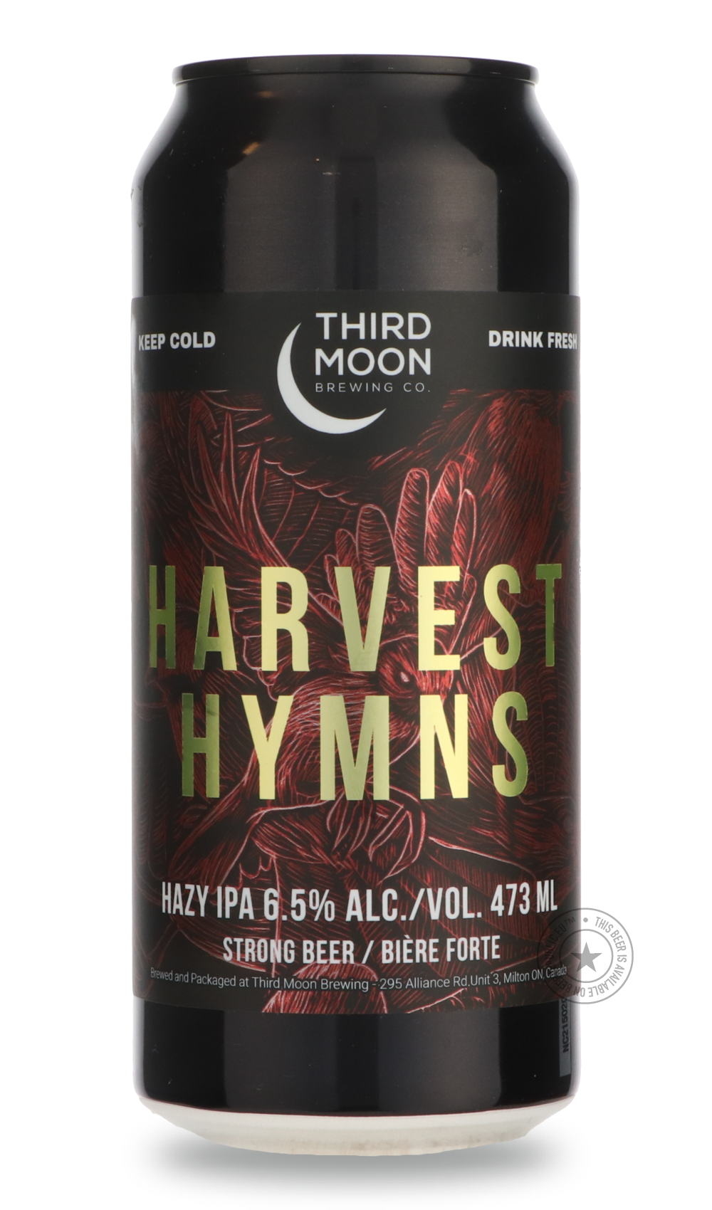 Harvest Hymns by Third Moon, beer label
