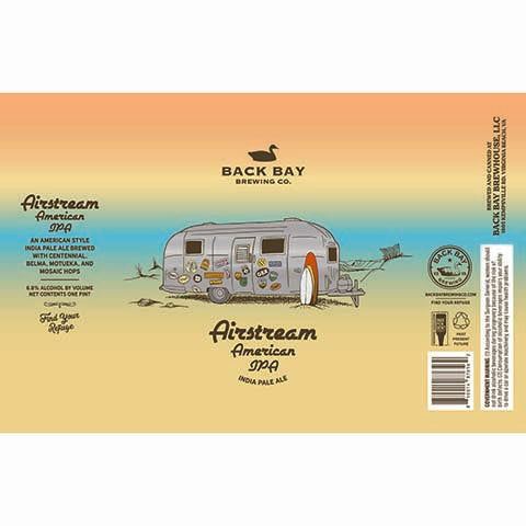 Back Bay Airstream American IPA by Back Bay Brewing Company, beer label