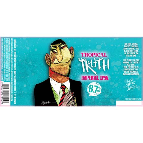 Flying Dog Tropical Truth Imperial IPA by Flying Dog Brewery, beer label