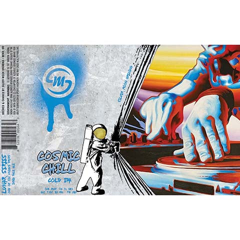 Silver Moon Cosmic Chill Cold IPA by Silver Moon Brewing, beer label