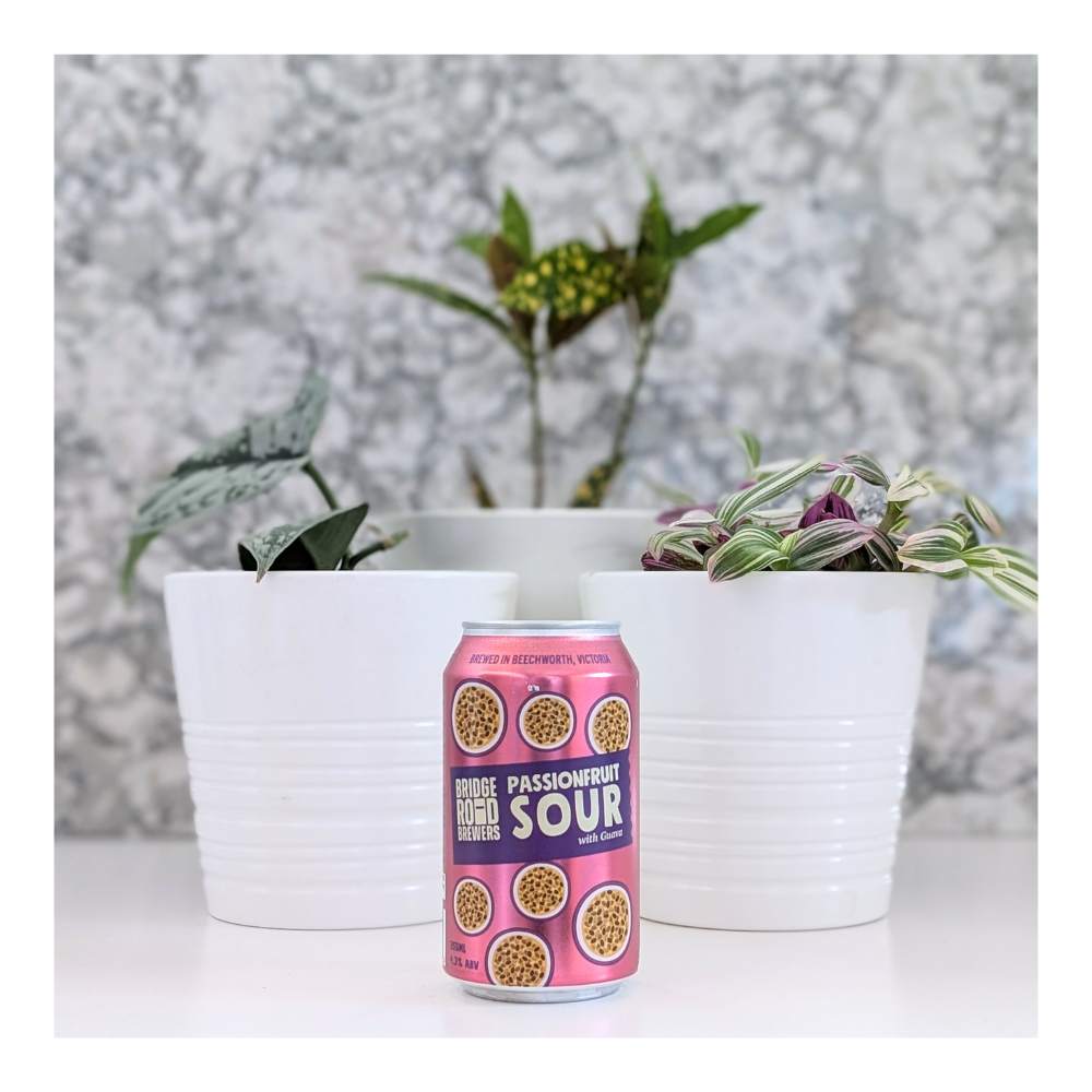 Passionfruit Sour with Guava by Bridge Road Brewers, beer label