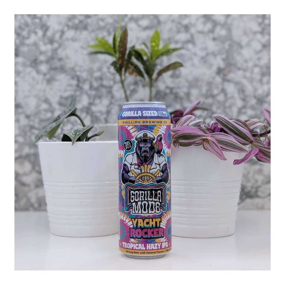 Gorilla Mode Yacht Rocker Hazy IPA by Phillips Brewing Company, beer label