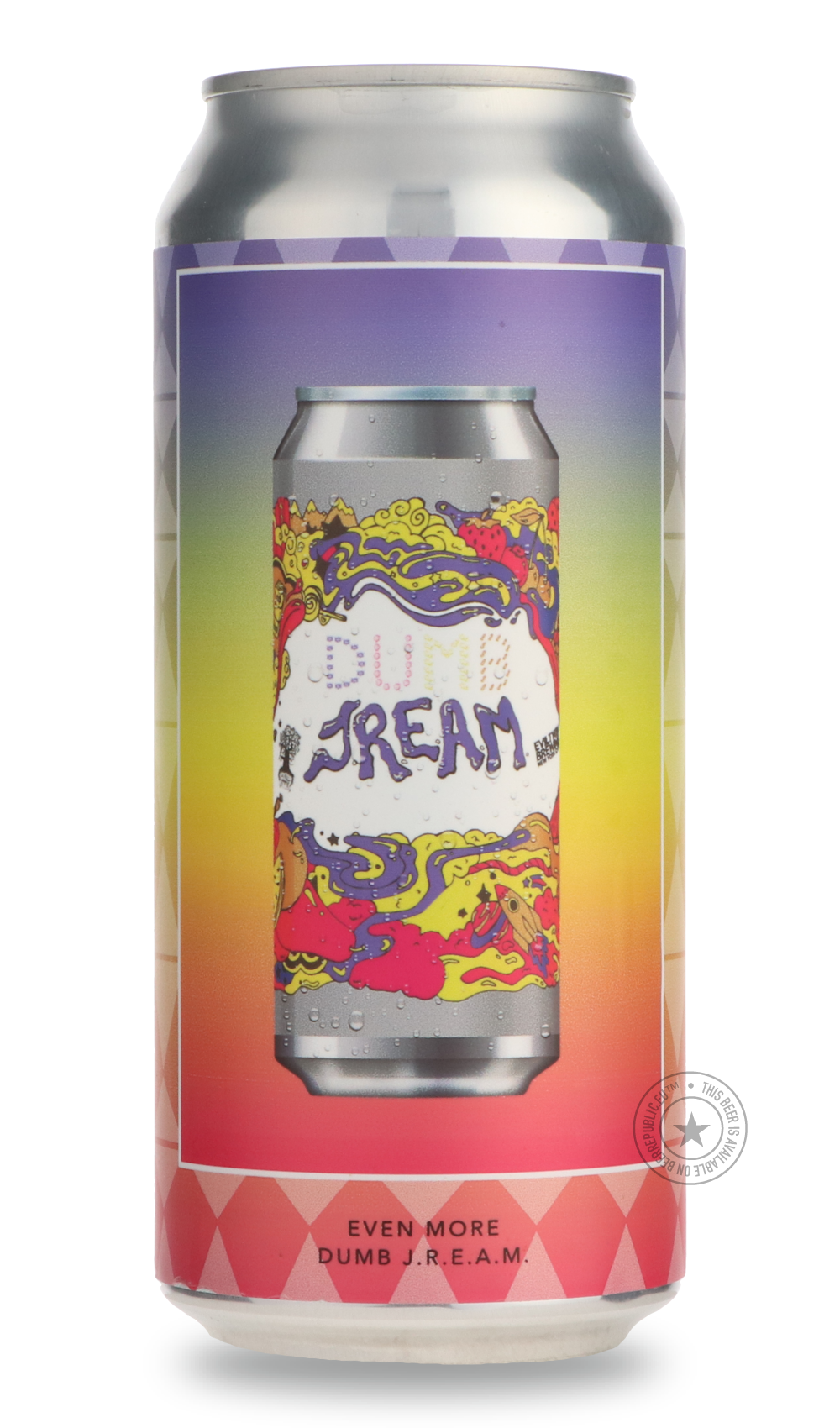 Dumb J.R.E.A.M. / Burley Oak by Evil Twin Brewing, beer label
