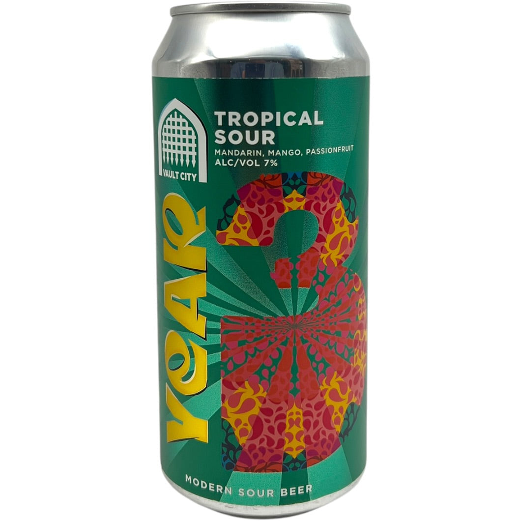 Vault City Year 3 - Tropical Sour by Vault City Brewing Ltd., beer label