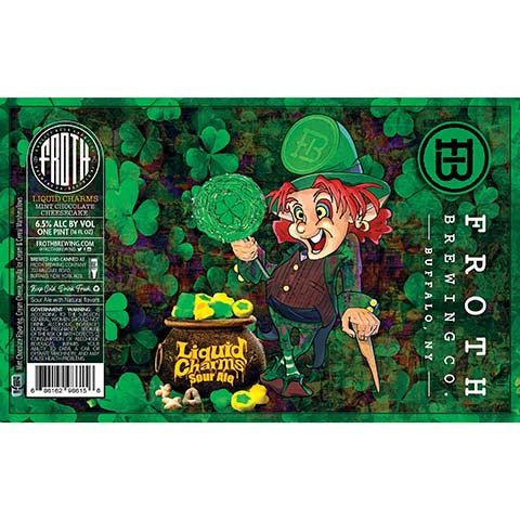 Froth Liquid Charms Sour by Froth Craft Brewery, beer label