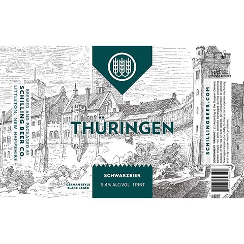 Schilling Thuringen Schwarzbier by Schilling Beer Co, beer label