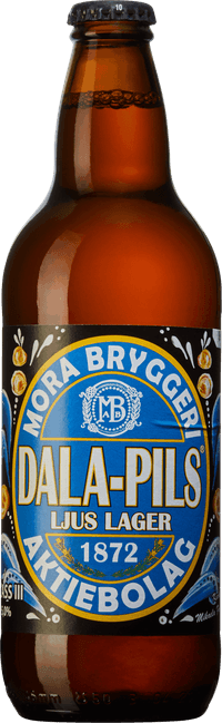 DALA-PILS Ljus Lager by Mora Bryggeri, beer label