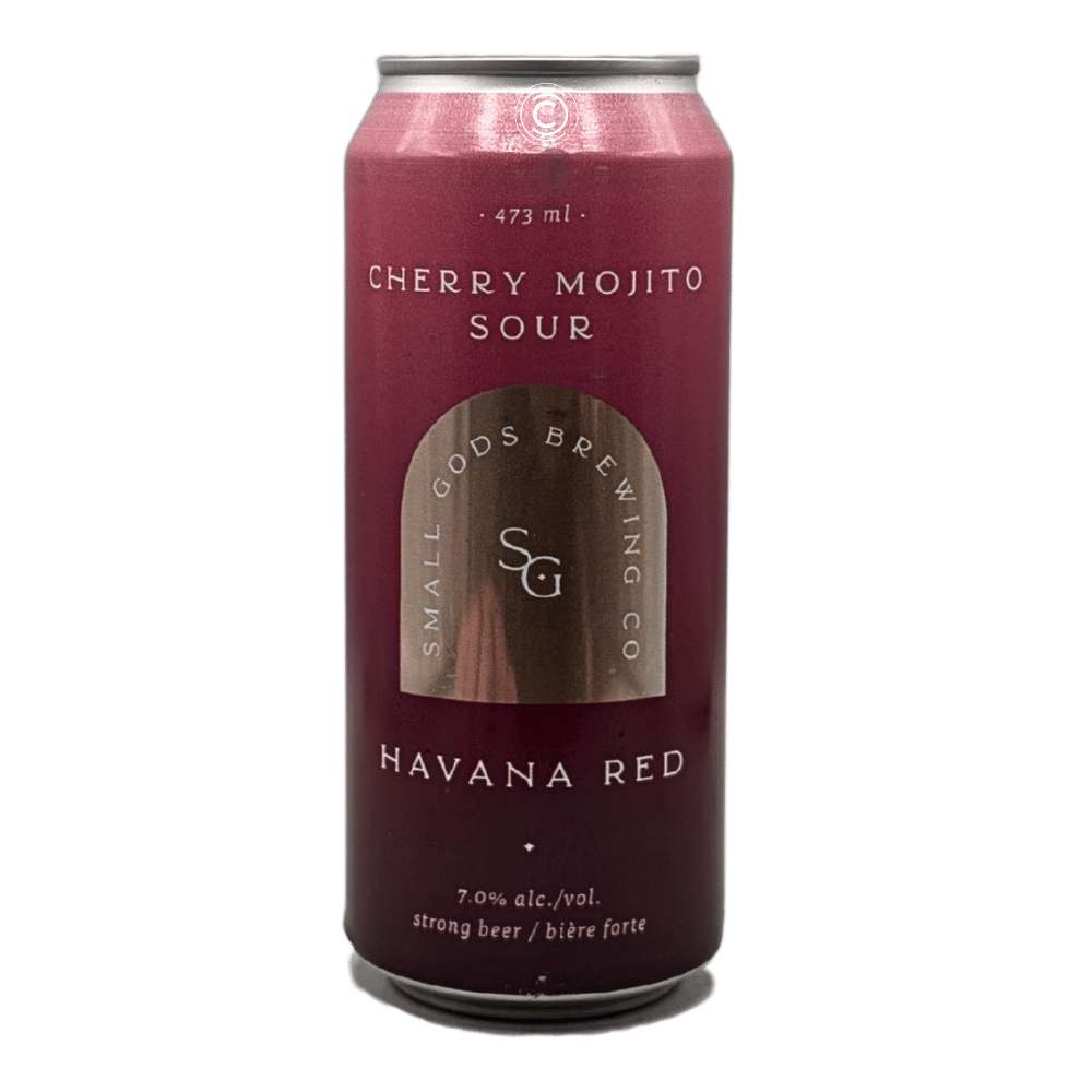 Havana Red Cherry Mojito Sour by Small Gods Brewing Co., beer label