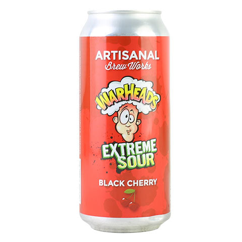 Artisanal Brew Works Warheads Black Cherry Sour Ale by Artisanal Brew Works, beer label