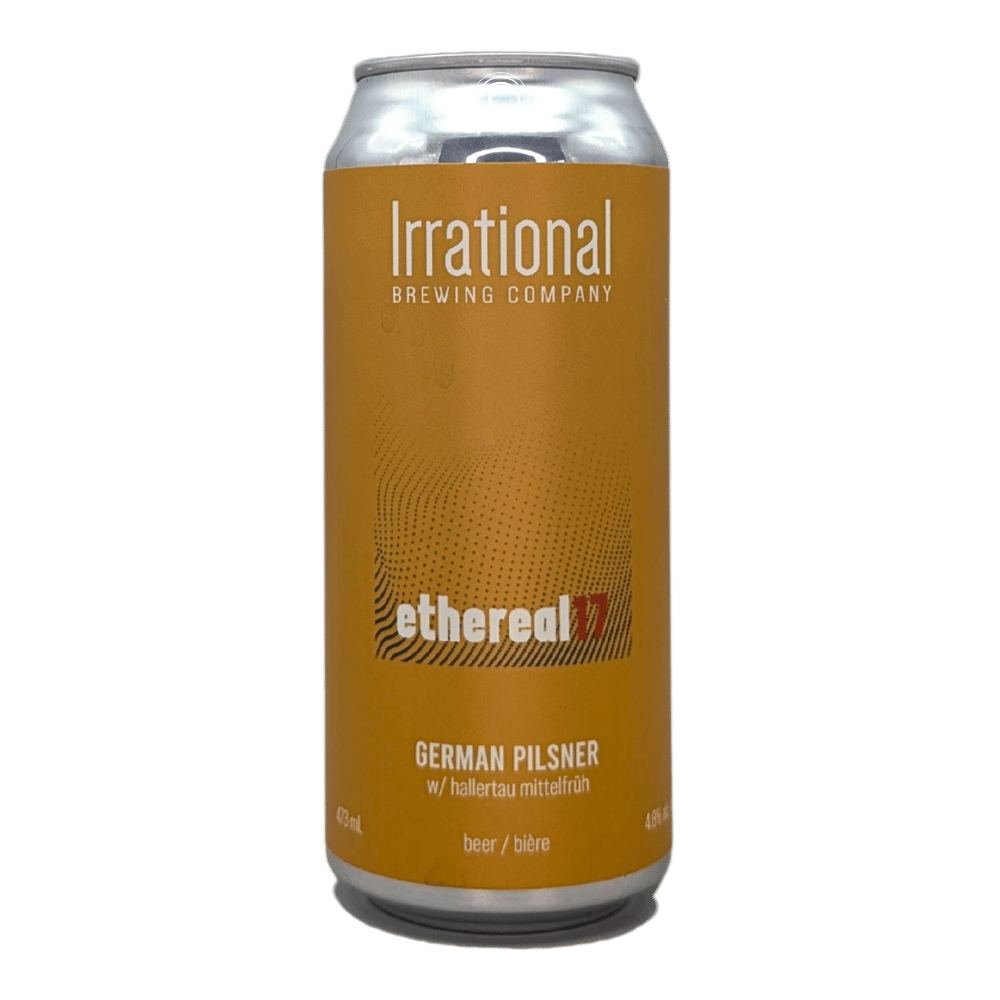 Exp. Ethereal 17: German Pilsner by Irrational Brewing Company, beer label