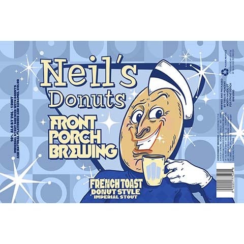 Twelve Percent Neil's Donuts Imperial Stout by Twelve Percent Beer Project, beer label