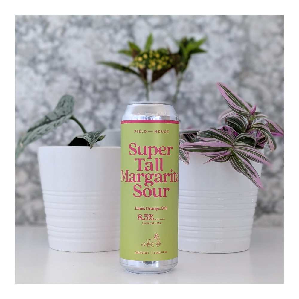 Super Tall Margarita Sour by Field House Brewing Co., beer label