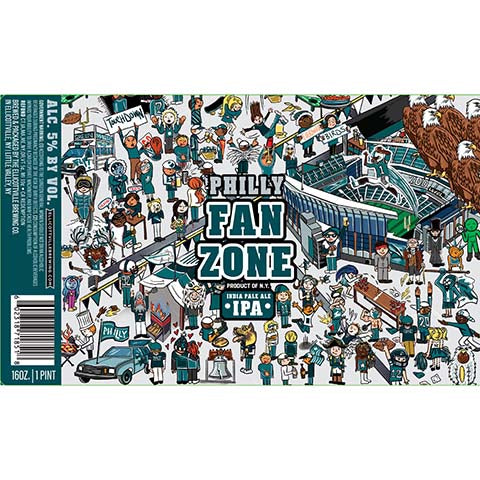 Ellicottville Fan Zone Philly IPA by Winery of Ellicottville, beer label