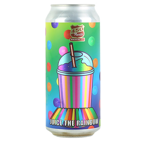 450 North Juice The Rainbow Slushy XL Sour Ale by 450 North Brewing Company, beer label