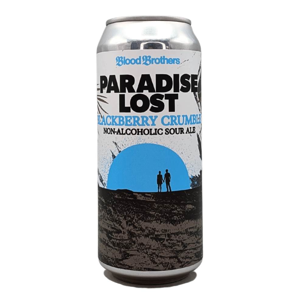Paradise Lost - Non-Alcoholic Blackberry Crumble Sour by Blood Brothers Brewing, beer label