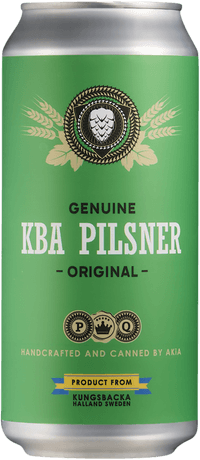Genuine KBA by AKiA Brygghus, beer label