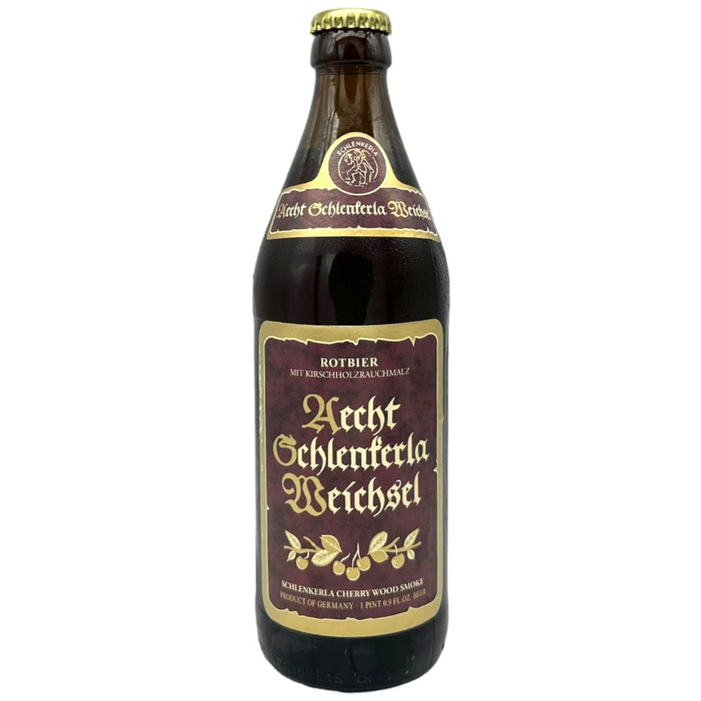 Aecht Schlenkerla Weichsel Rotbier by Brauerei Heller, beer label
