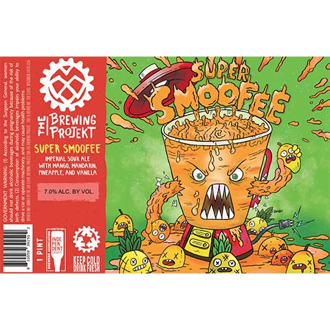 The Brewing Projekt Super Smoofee Imperial Sour Ale by The Brewing Projekt, beer label