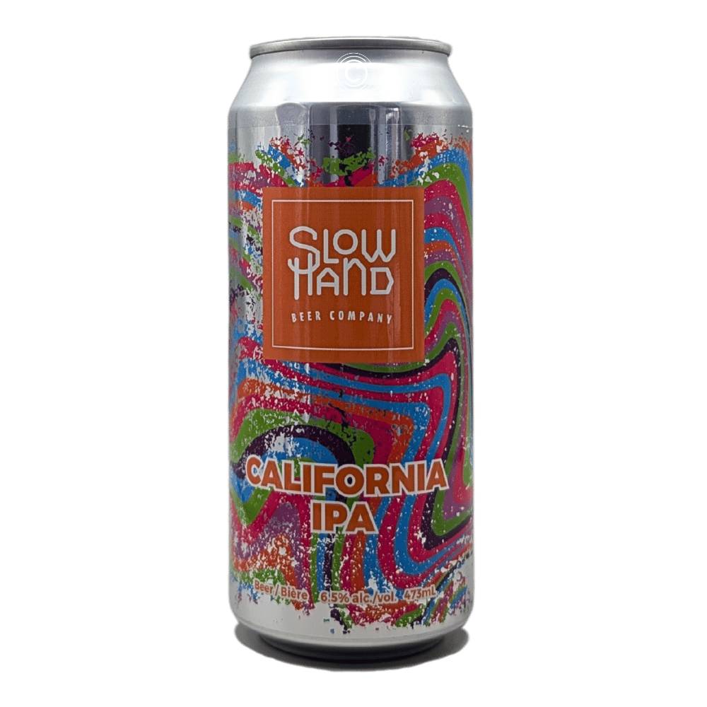 California IPA by Slow Hand Beer Company, beer label