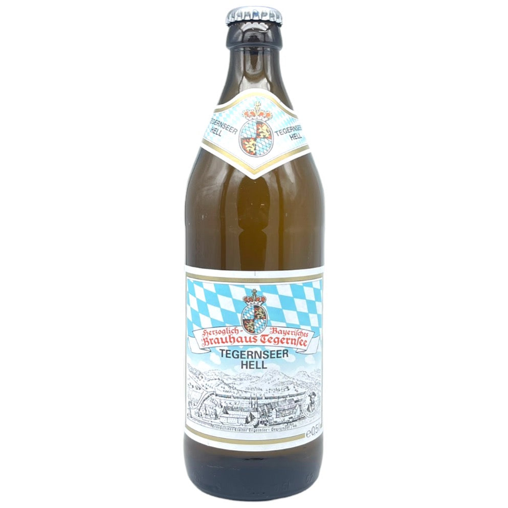 Herzoglich Bayerisches Brauhaus Tegernsee Tegernseer Hell by Herzoglich Bayerisches Brauhaus Tegernsee, beer label