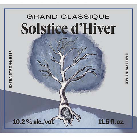 Dieu Du Ciel Solstice D'Hiver Barleywine Ale by It's Good Imports LLC., beer label
