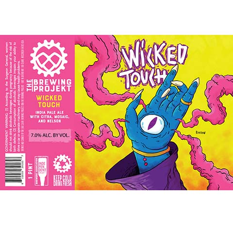 The Brewing Projekt Wicked Touch IPA by The Brewing Projekt, beer label
