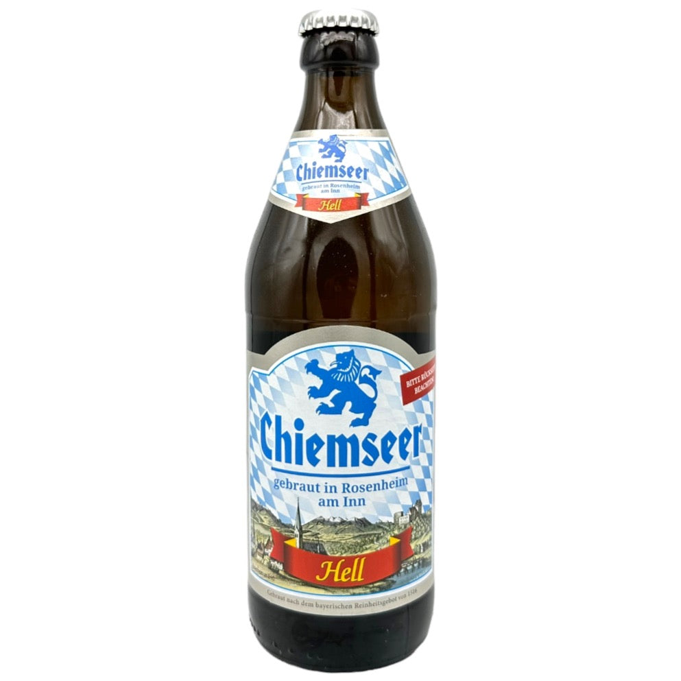 Auerbräu Rosenheimer Spezialitätenbrauerei Chiemseer Hell by Auerbräu Rosenheimer Spezialitätenbrauerei, beer label