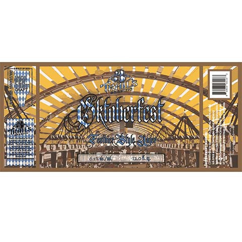 3 Trails Oktoberfest Festbier Lager by 3 Trails Brewing Co, beer label