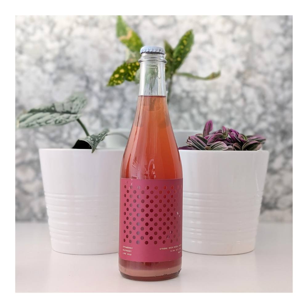 Co. BRRL Room Strawberry Raspberry Lime Sour by Field House Brewing Co., beer label