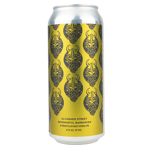 Alvarado Street "Revengeful Barbarian" Hazy DIPA by Alvarado Street Brewery, beer label