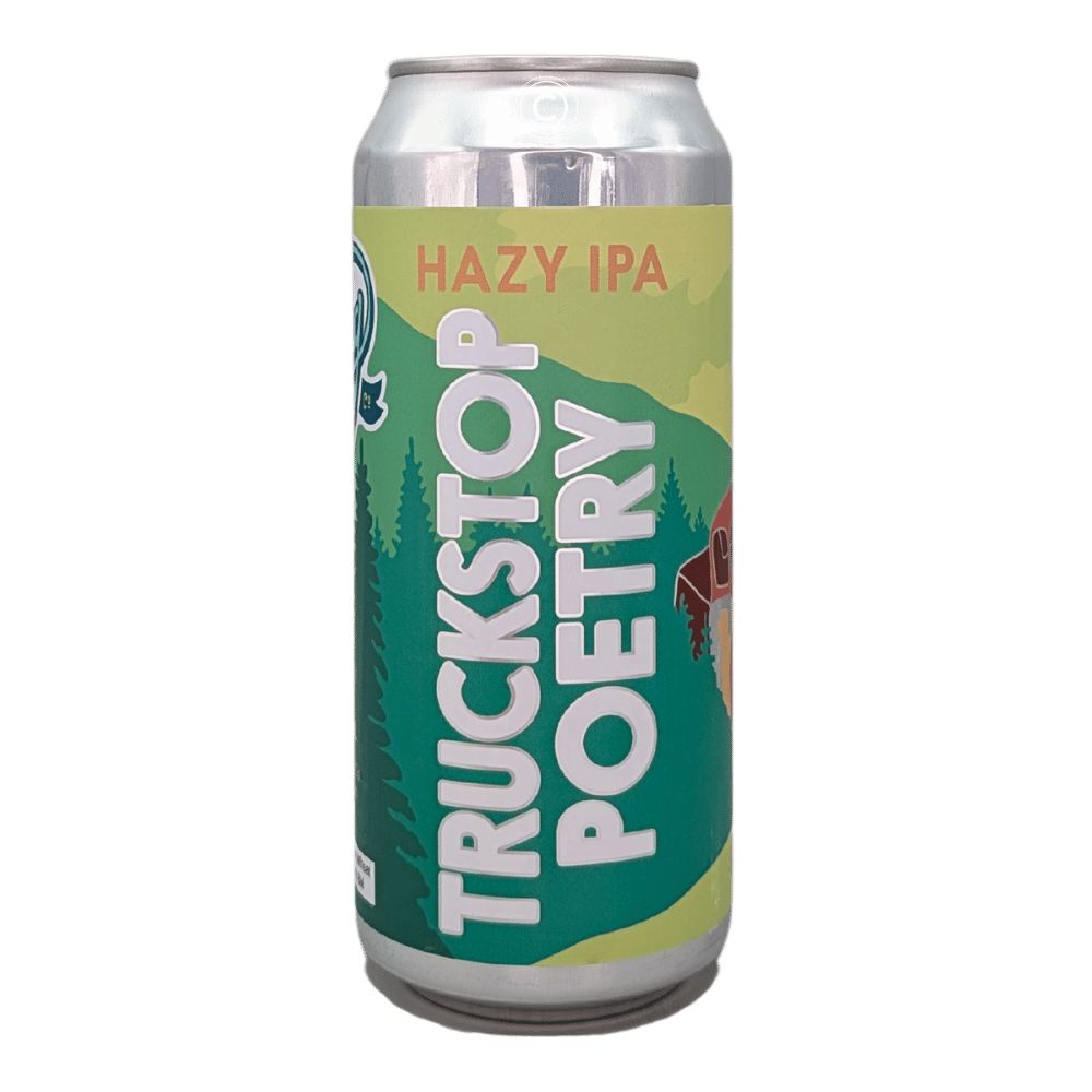 Truckstop Poetry Hazy IPA by Winterlong Brewing Co., beer label