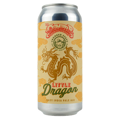Crooked Stave/La Cumbre Little Dragon Hazy IPA by Crooked Stave Artisan Beer Project, beer label