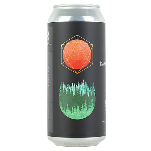 Moksa Dawnbreak Hazy DIPA by Moksa Brewing Co, beer label