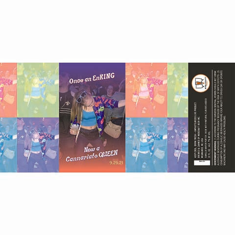 Mobcraft Once an EnKING Now a Cannariato QUEEN Porter by MobCraft Beer, beer label