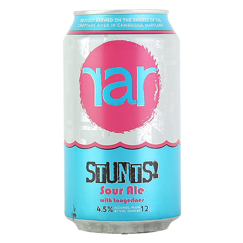 RAR Stunts Sour Ale by RAR Brewing, beer label