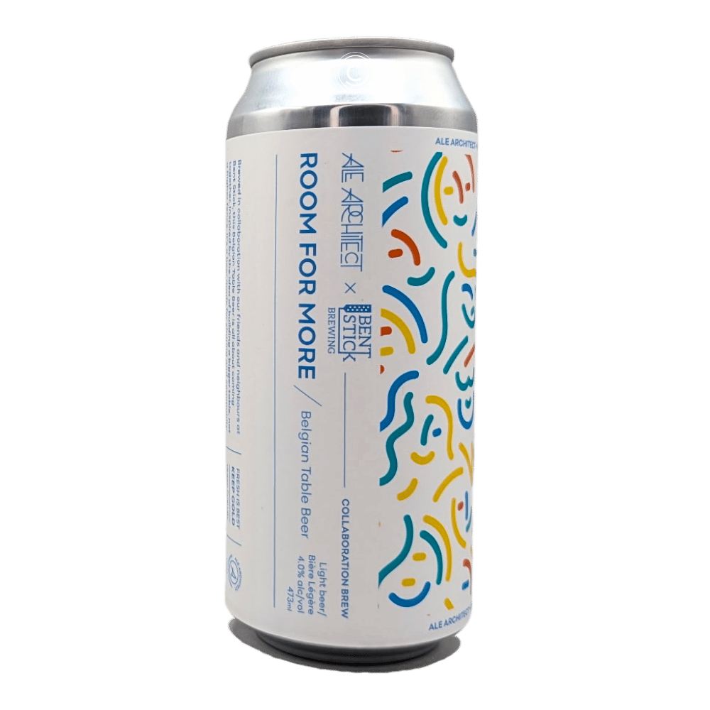 Room For More Belgian Table Beer by Bent Stick Brewing Co. x Ale Architect, beer label
