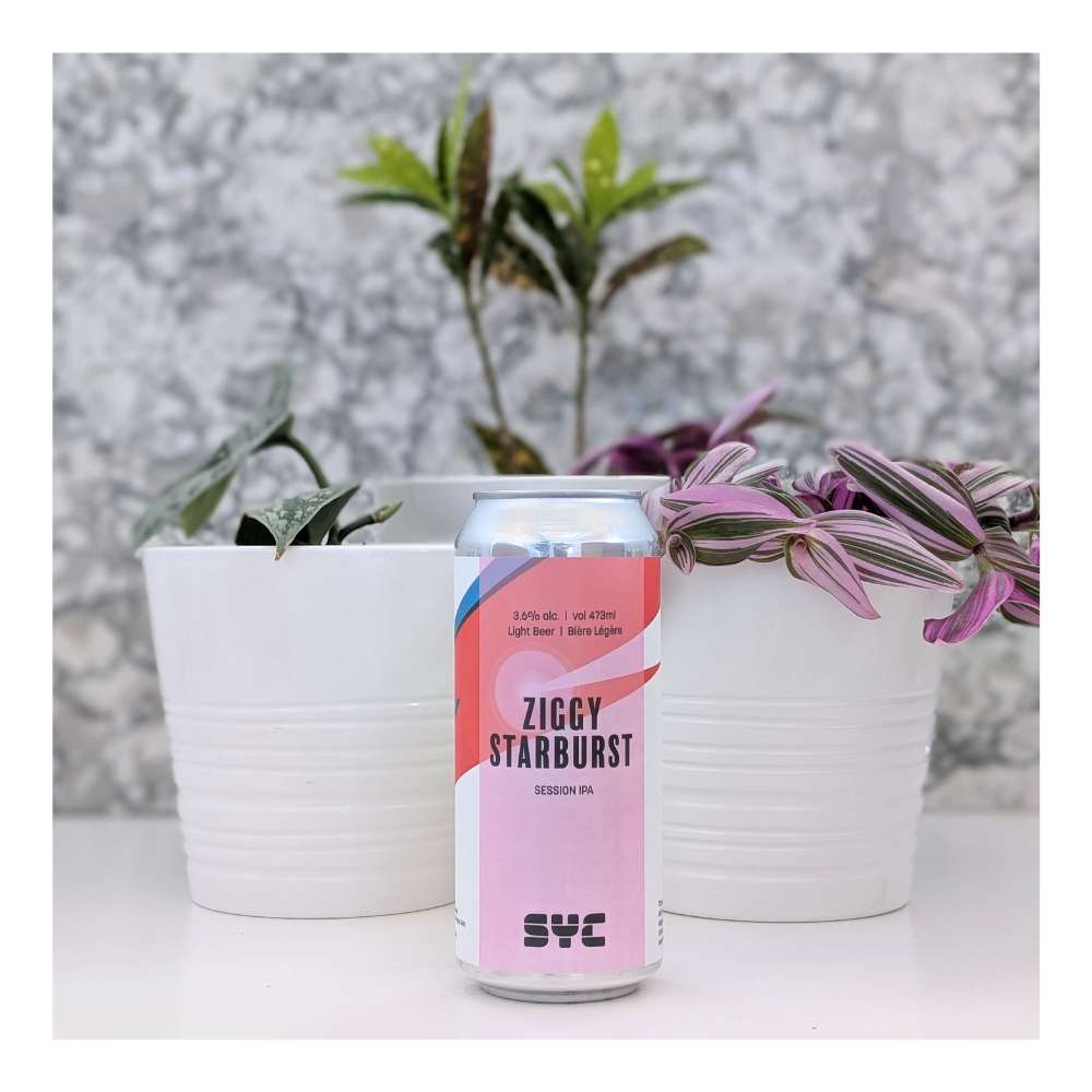 Ziggy Starburst Hazy Pale Ale by SYC Brewing Co., beer label