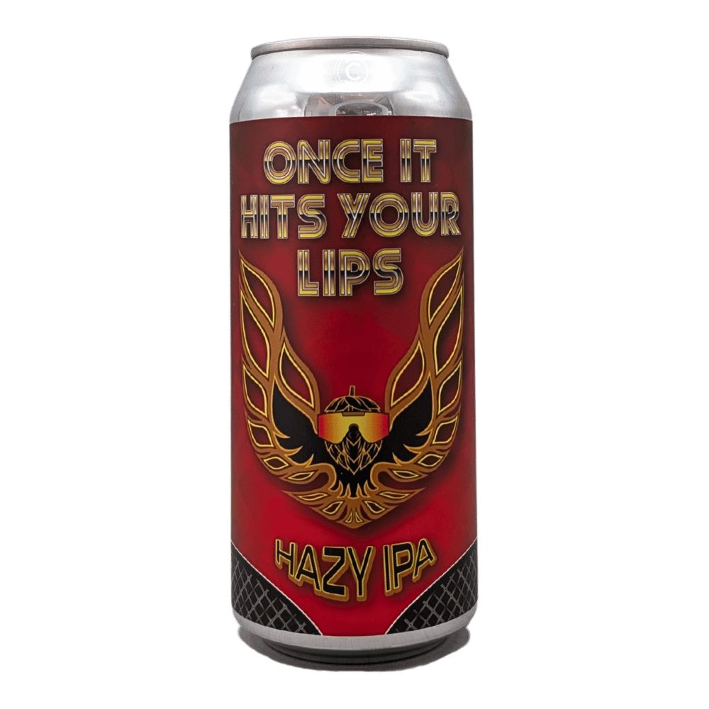 Once It Hits Your Lips Hazy IPA by Born Brewing Co. x Collective Craft Beer Shop, beer label