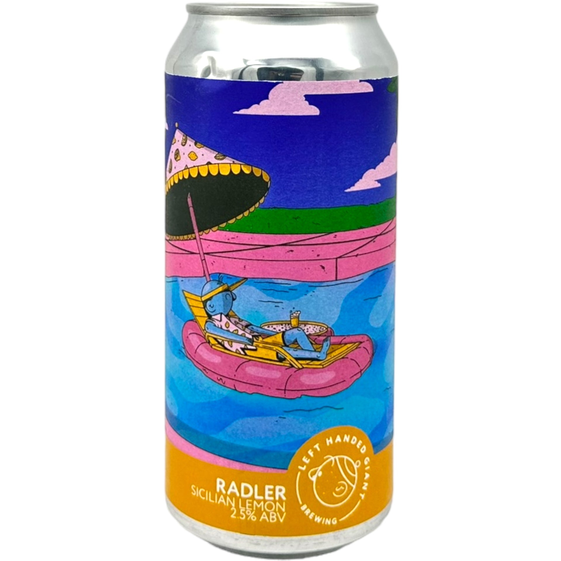 Left Handed Giant Radler Sicilian Lemon by Left Handed Giant, beer label