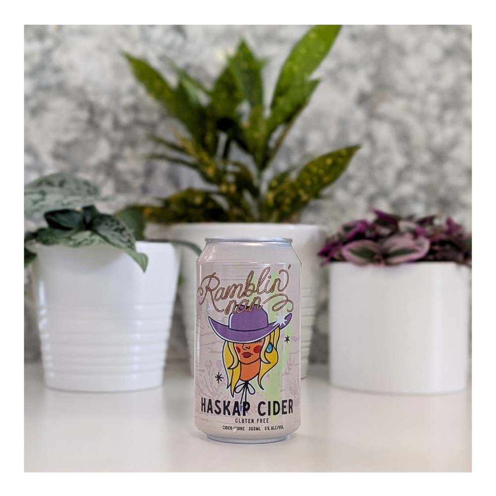 Nan Cider Co. Haskap Cider by Ramblin' Nan's Cider Co., beer label