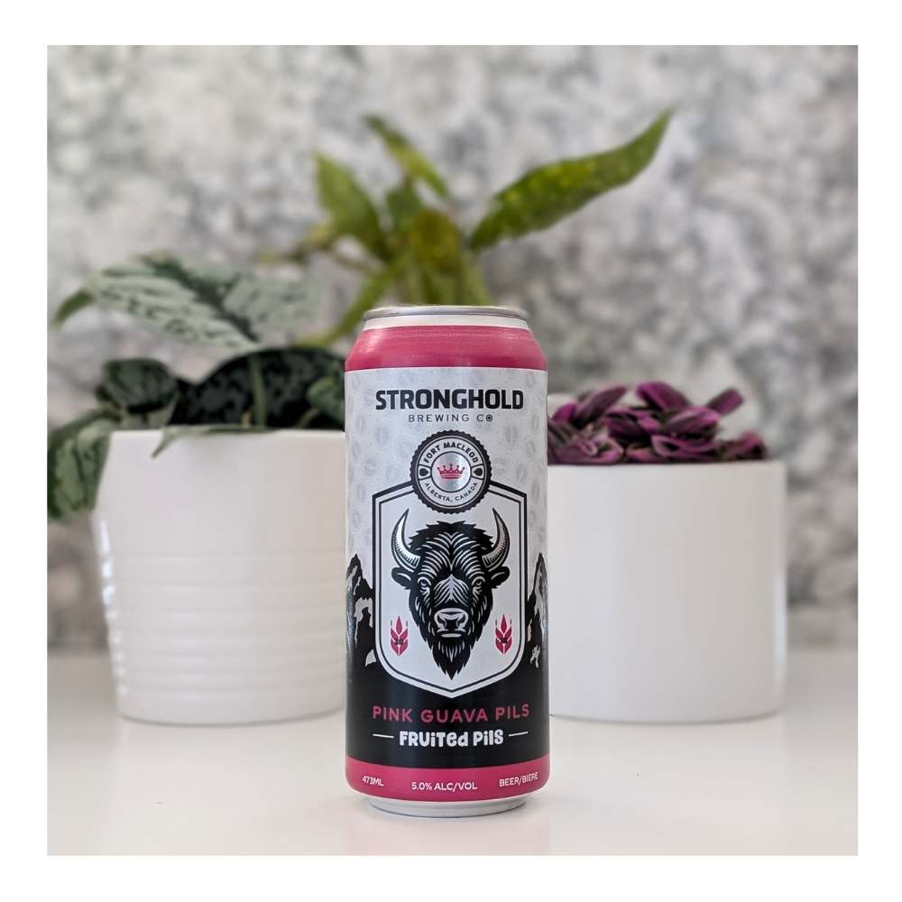 Pink Guava Pils by Stronghold Brewing Co., beer label