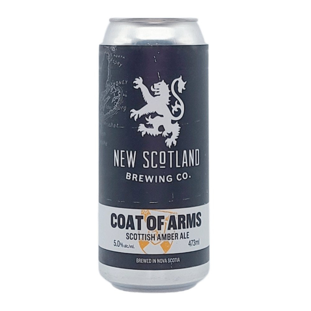 Coat of Arms Scotch Amber Ale by New Scotland Brewing Co., beer label