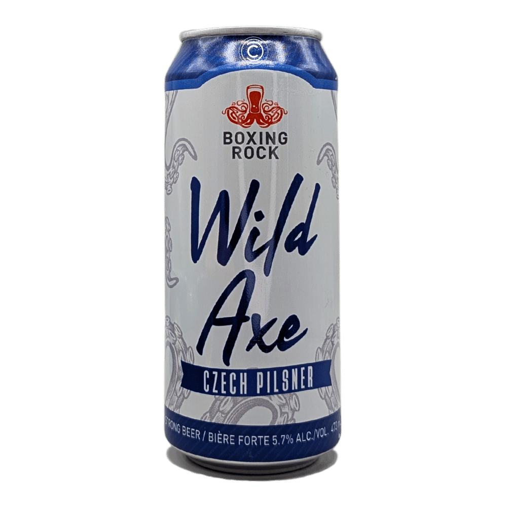 Wild Axe Czech Pilsner by Boxing Rock Brewing, beer label