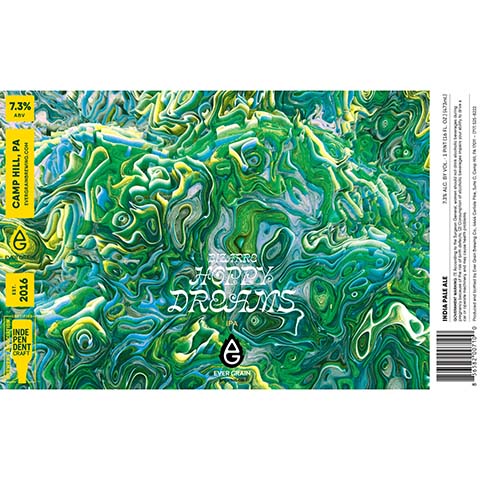 Ever Grain Bizarre Hoppy Dreams IPA by Ever Grain Brewing Co, beer label