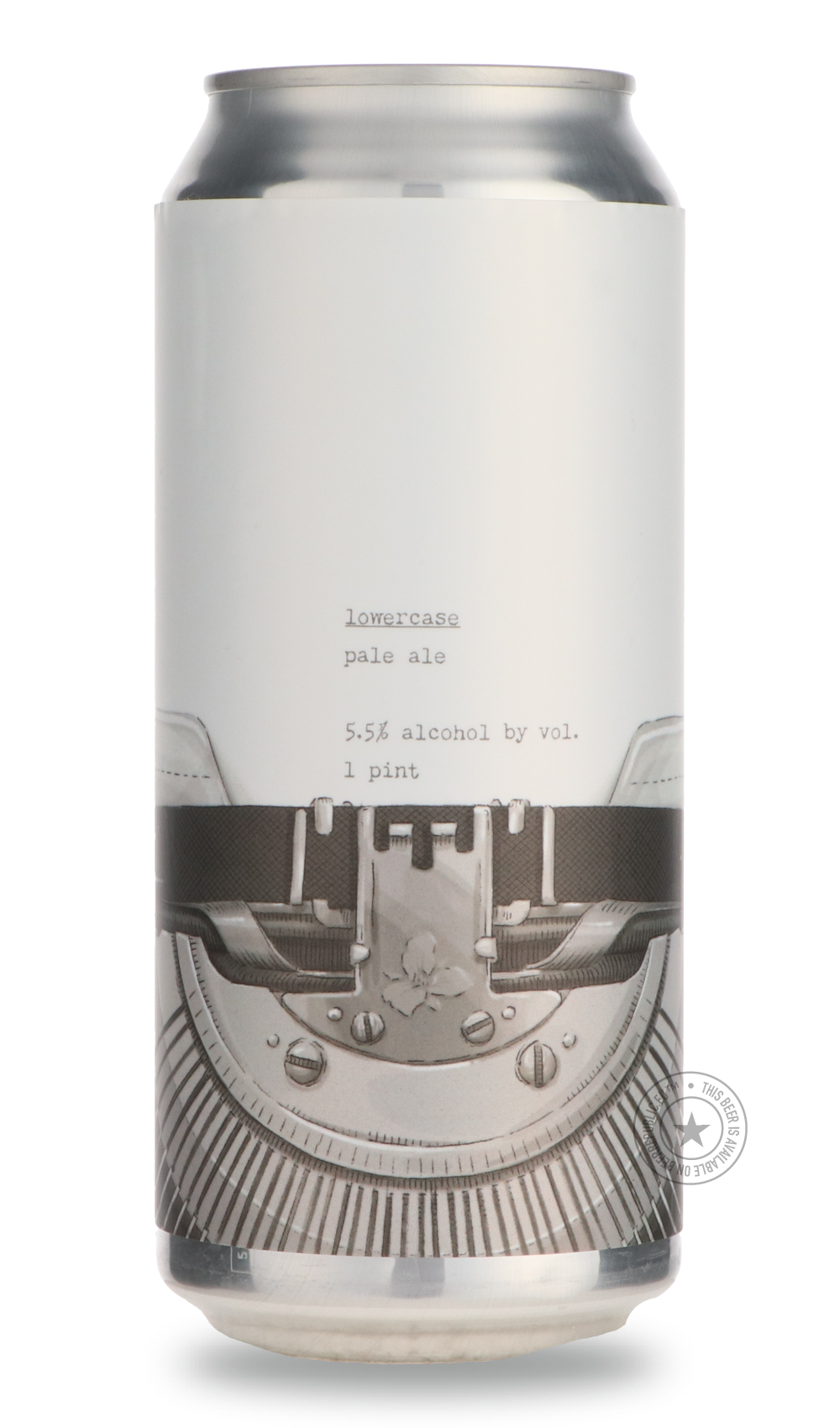 lowercase by Trillium Brewing, beer label