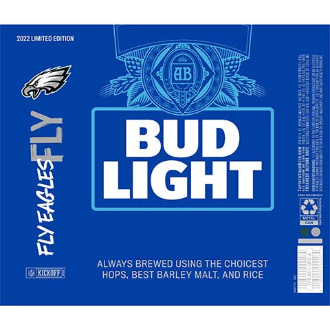 Bud Light Fly Eagles Fly by Anheuser-Busch, beer label