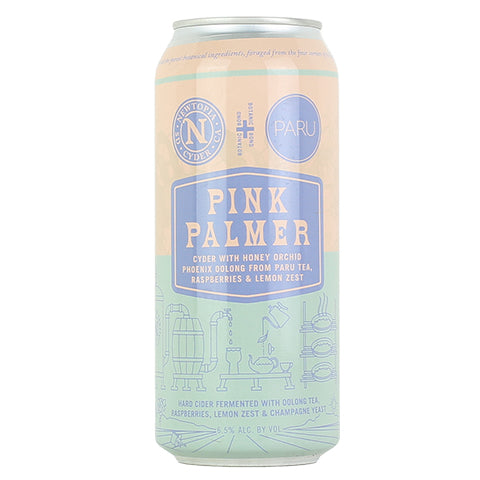 Newtopia Pink Palmer Cyder by Newtopia Cyder, beer label