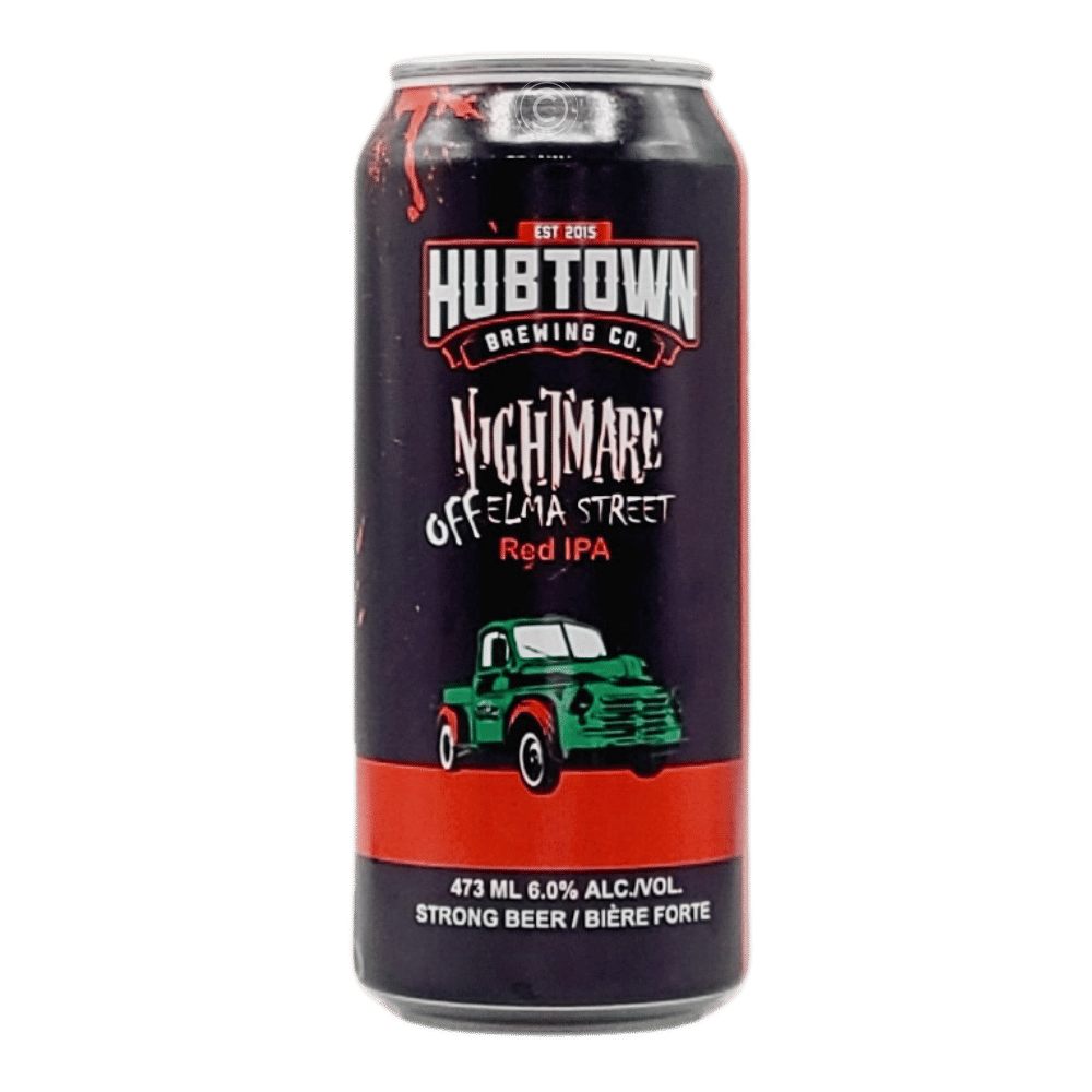 Hub Town Brewing Co. Nightmare Off Elma Street by Hubtown Brewing, beer label