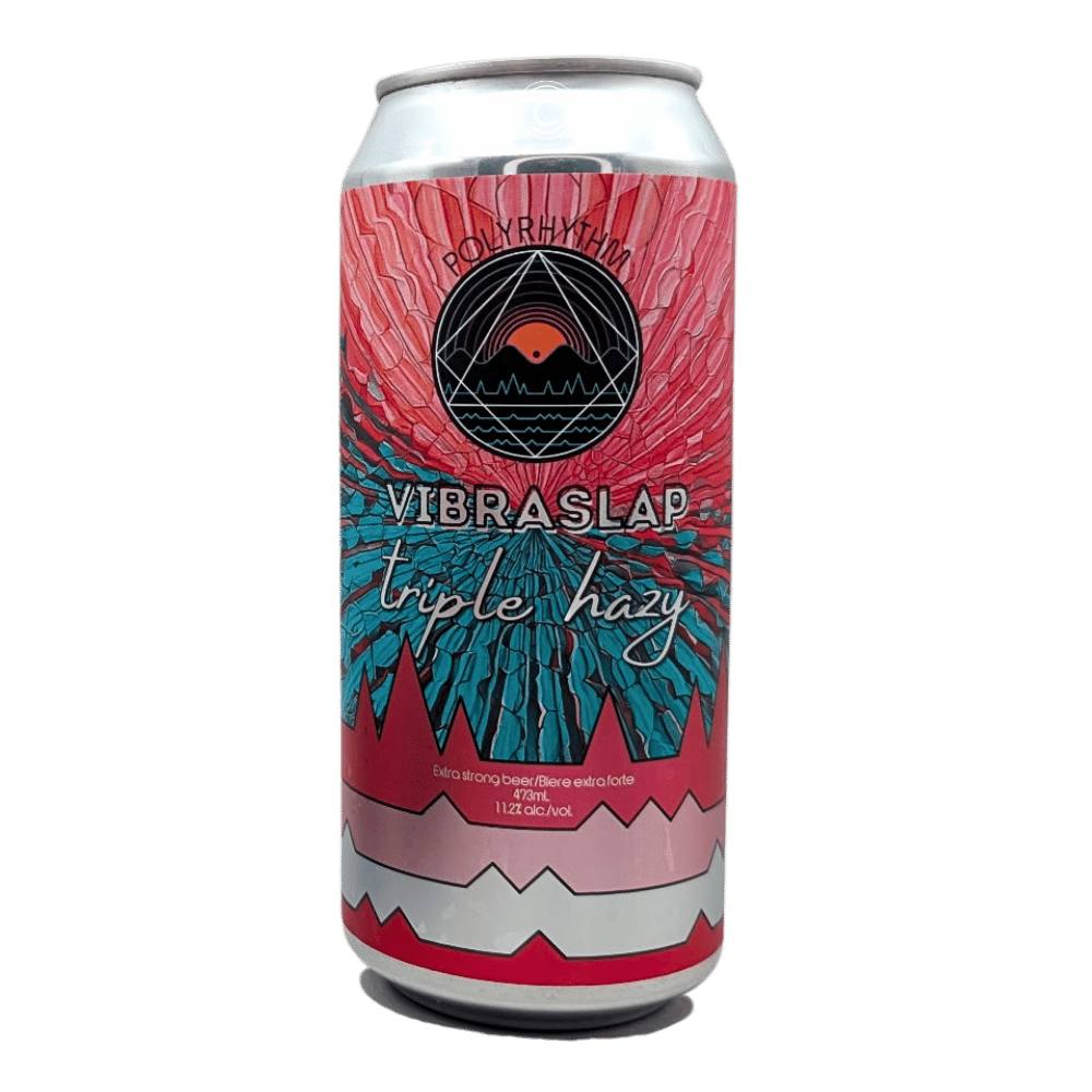 Vibraslap Triple Hazy IPA by Polyrhythm Brewing, beer label
